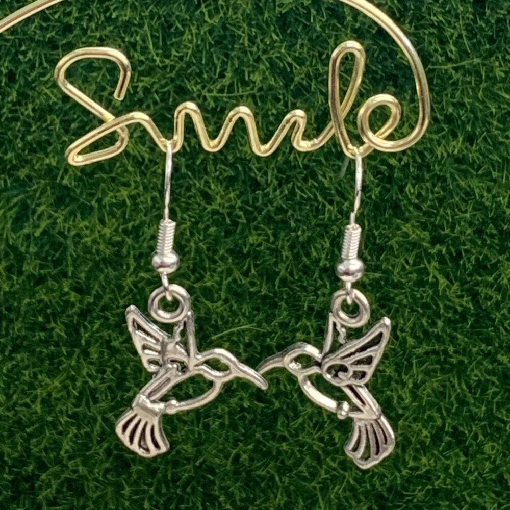 Hummingbird Earrings, Hummingbird Lover, Bird Earrings, Bird Jewelry, Gift Idea